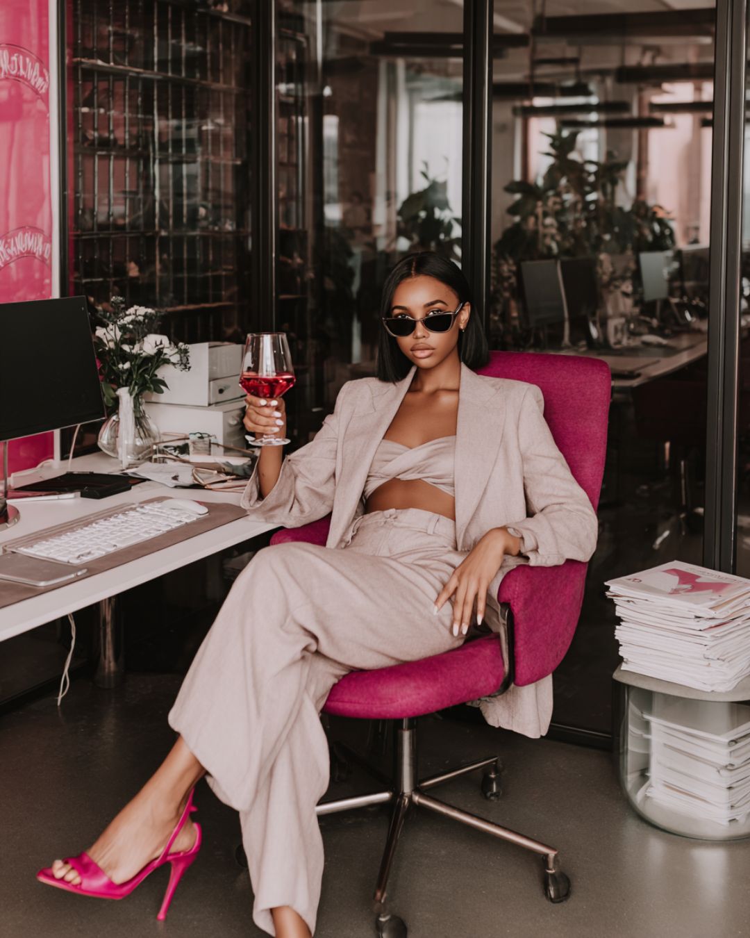 Woman entrepreneur ready for the spotlight