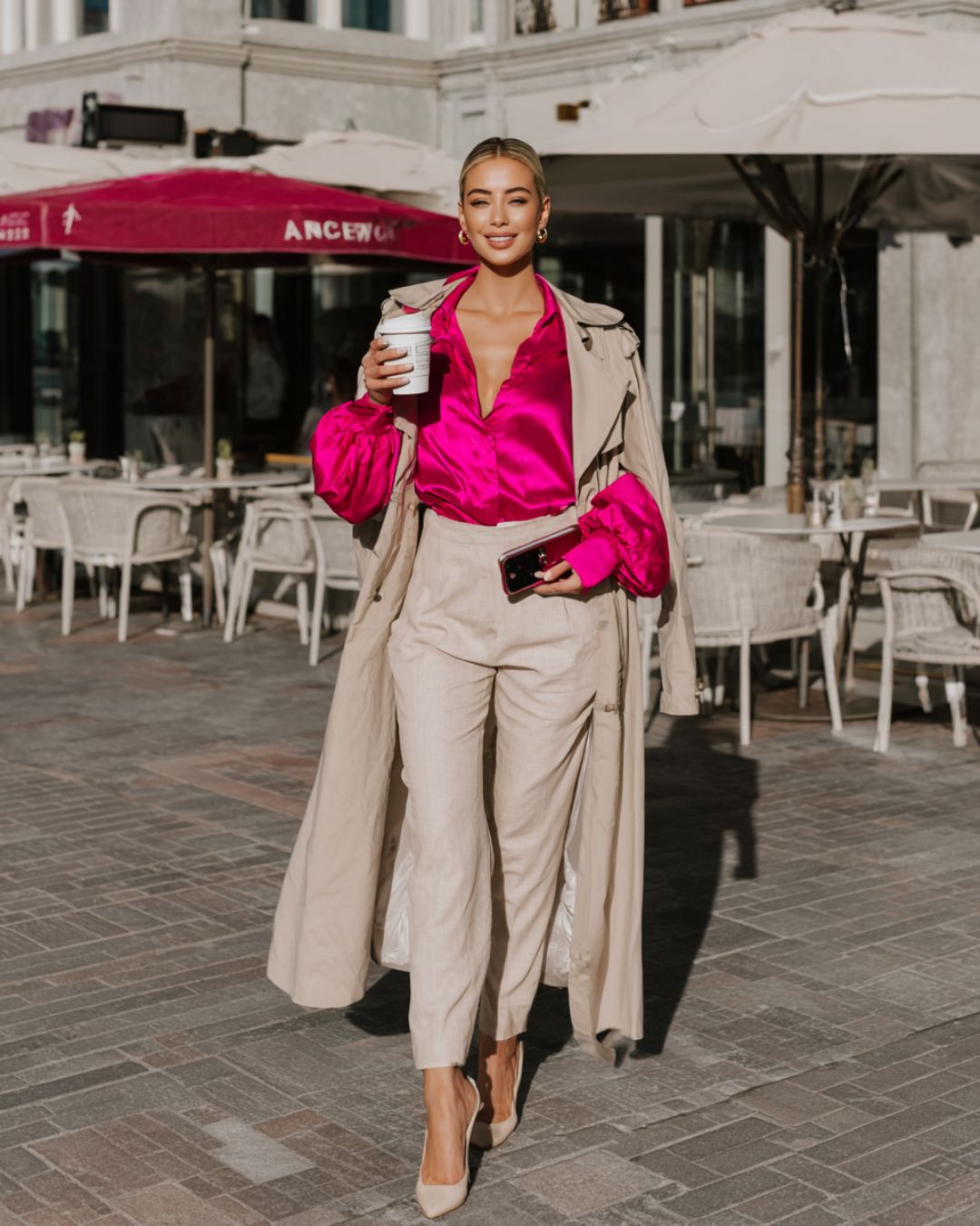 Confident woman entrepreneur